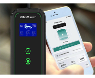 Qoltec Mobilna ładowarka EV z regulacją 2w1 Typ2 (3.5kW, 230V, 5m) - 1483426 - zdjęcie 6